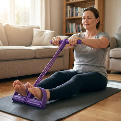 Multifunctional Pedal Resistance Elastic Sit-up Bands - Pedal Exerciser Sit-up Pull Rope