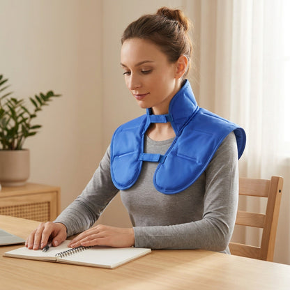Neck and Shoulder Ice Pack – Reusable Cold Wrap for Pain Relief, Injuries, Muscle Strain, and Tension Comfort Therapy