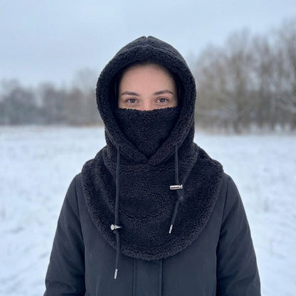 Winter Thermal Sherpa Fleece Balaclava Scarf Ski Face Mask– Ultimate Winter Protection Windproof, Plush & Ultra-Warm for Cycling, Skiing & Outdoor Adventures
