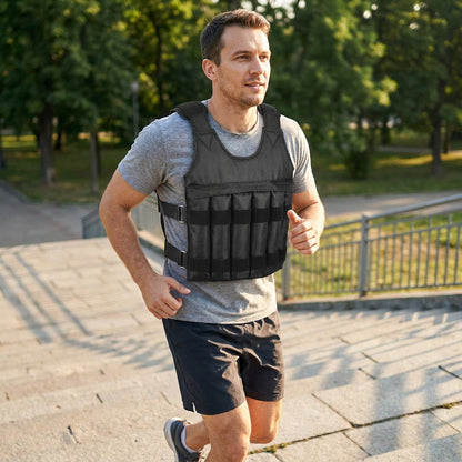 Adjustable Exercise Loading Weight Vest - Up to 65lbs Weighted Vest Adjustable for Exercise