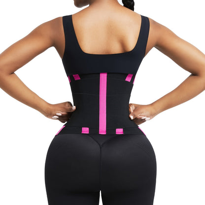 Leopard Print Waist Trainer Belt for Women – Adjustable High Compression Body Shaper for Gym, Fitness, and Daily Slimming
