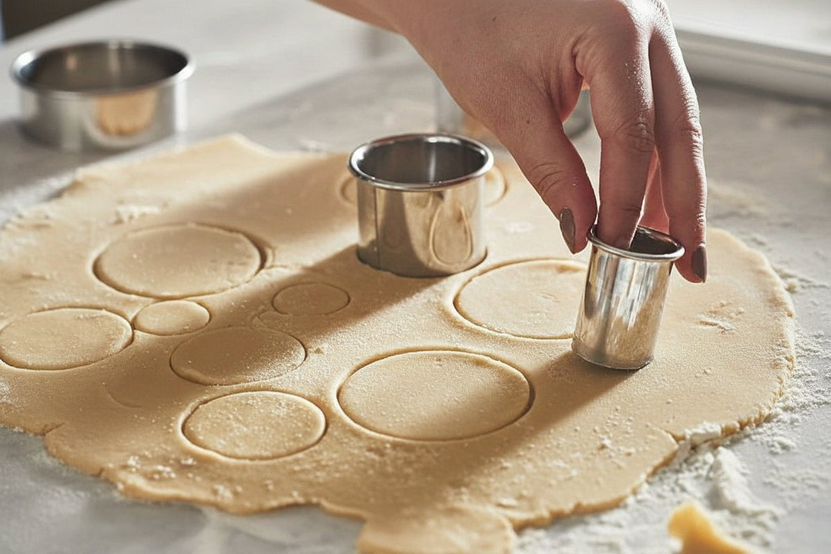Stainless Steel Round Cookie Cutter Set – Heavy-Duty Circle Biscuit and Pastry Cutters with 11 Sizes for Baking Precision
