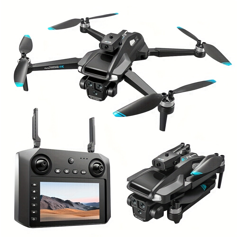 HD 5G Triple Camera Drone – Long-Range Flying Obstacle-Avoidance UAV for Aerial Photos, Videos, & Fun Exploration