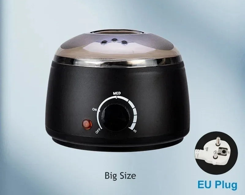 Electric Wax Warmer Kit – 500ml Professional Hot Wax Melting Pot with Accessories for Smooth Facial & Full Body Hair Removal