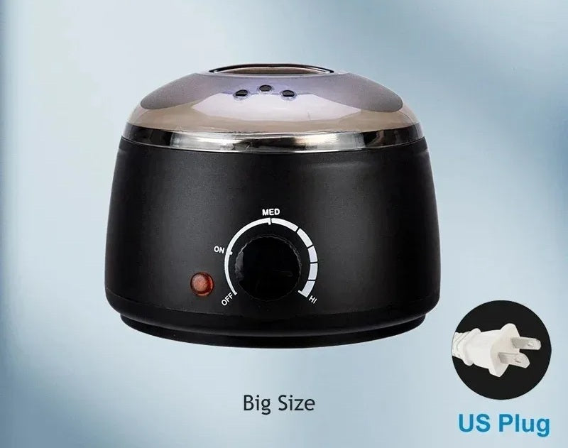 Electric Wax Warmer Kit – 500ml Professional Hot Wax Melting Pot with Accessories for Smooth Facial & Full Body Hair Removal