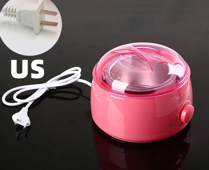 Electric Wax Warmer Kit – 500ml Professional Hot Wax Melting Pot with Accessories for Smooth Facial & Full Body Hair Removal