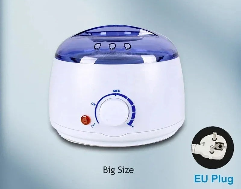 Electric Wax Warmer Kit – 500ml Professional Hot Wax Melting Pot with Accessories for Smooth Facial & Full Body Hair Removal