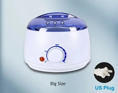 Electric Wax Warmer Kit – 500ml Professional Hot Wax Melting Pot with Accessories for Smooth Facial & Full Body Hair Removal