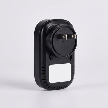 Plug-in Carbon Monoxide Detector – 3-in-1 CO Level Alarm with Temperature & Humidity Sensor, Easy Install Safety Device