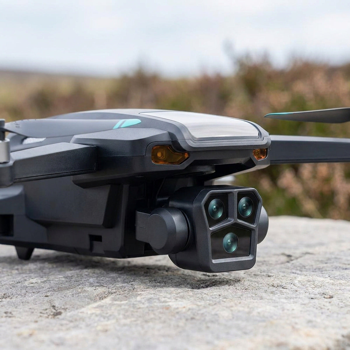 HD 5G Triple Camera Drone – Long-Range Flying Obstacle-Avoidance UAV for Aerial Photos, Videos, & Fun Exploration
