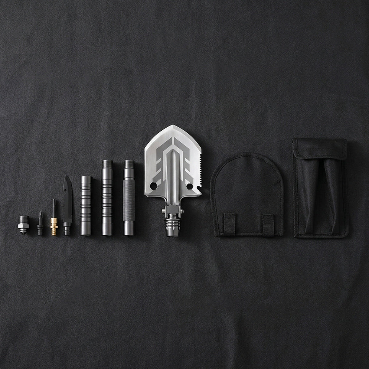 Indestructible Survival Shovel – Folding Shovel Set with Manganese Steel Head