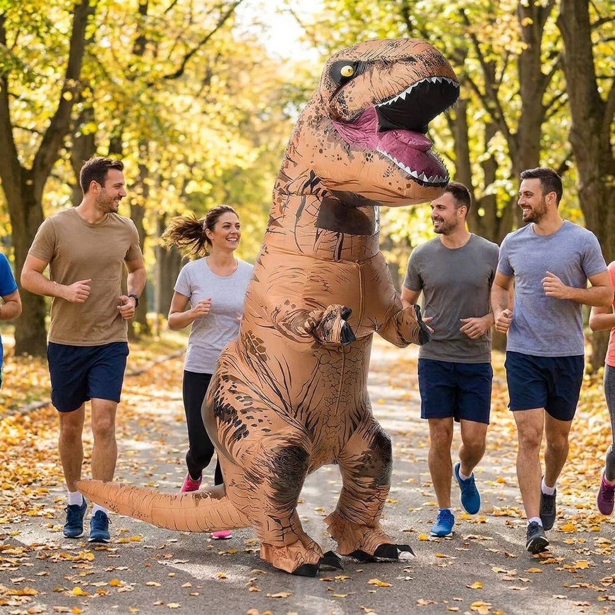Inflatable Dinosaur Costume for Adults – Ultimate T-Rex Party Outfit