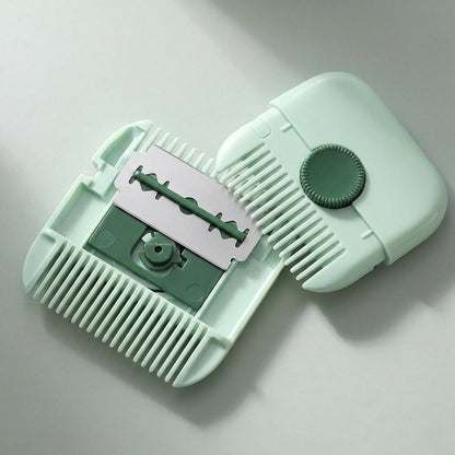 Bangs Razor Comb - Manual 2-in-1 Hair Cutting and Thinning Comb