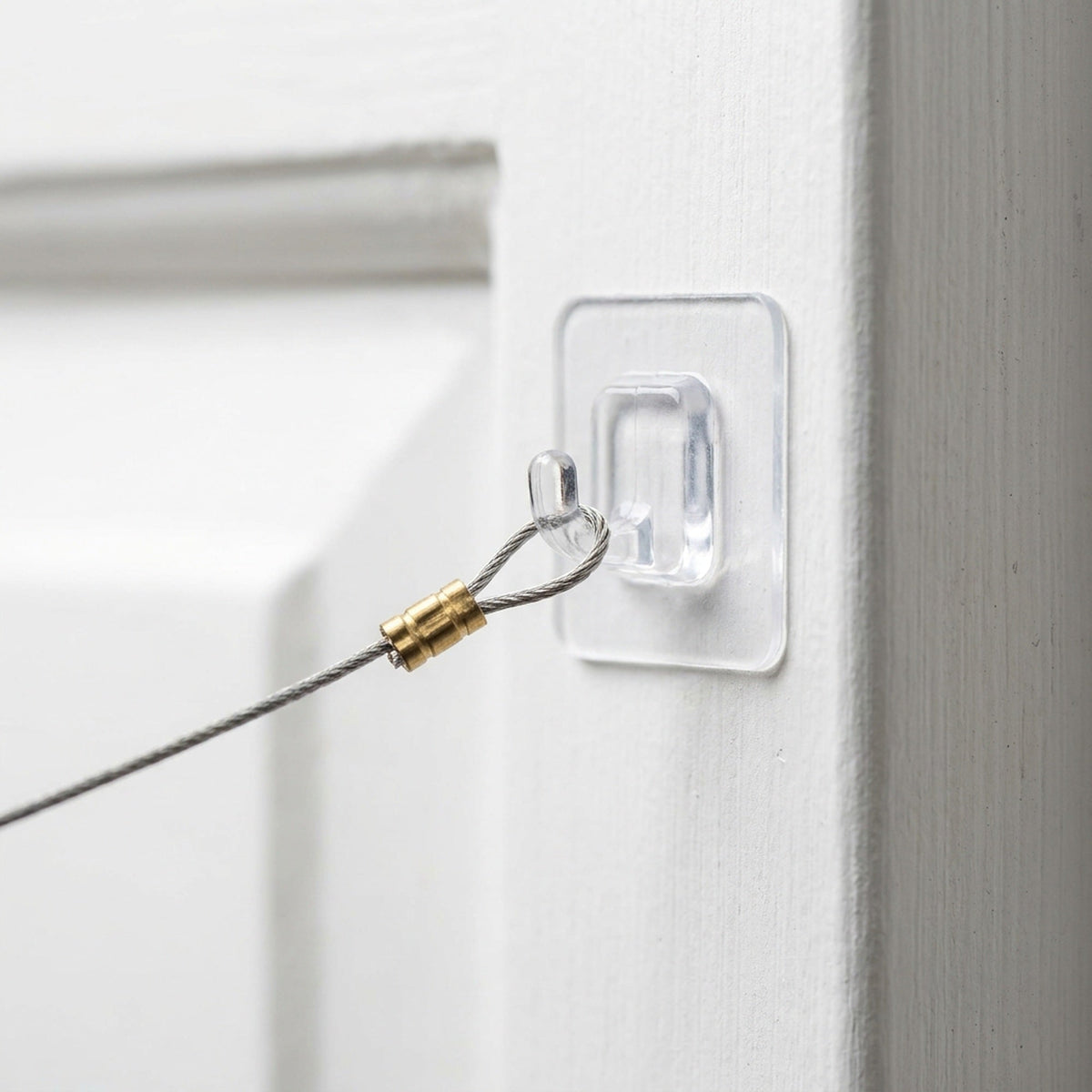 Automatic Door Closer – No-Drill Retractable Cable Closer for Sliding Screen Doors & Light Interior Doors