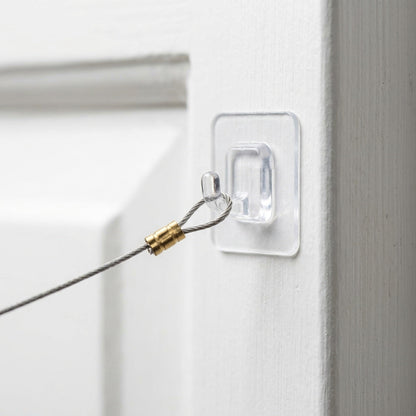 Automatic Door Closer – No-Drill Retractable Cable Closer for Sliding Screen Doors & Light Interior Doors