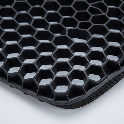 Motorcycle Seat Cushion — 3D TPE Honeycomb Pad with Two Adjustable Straps
