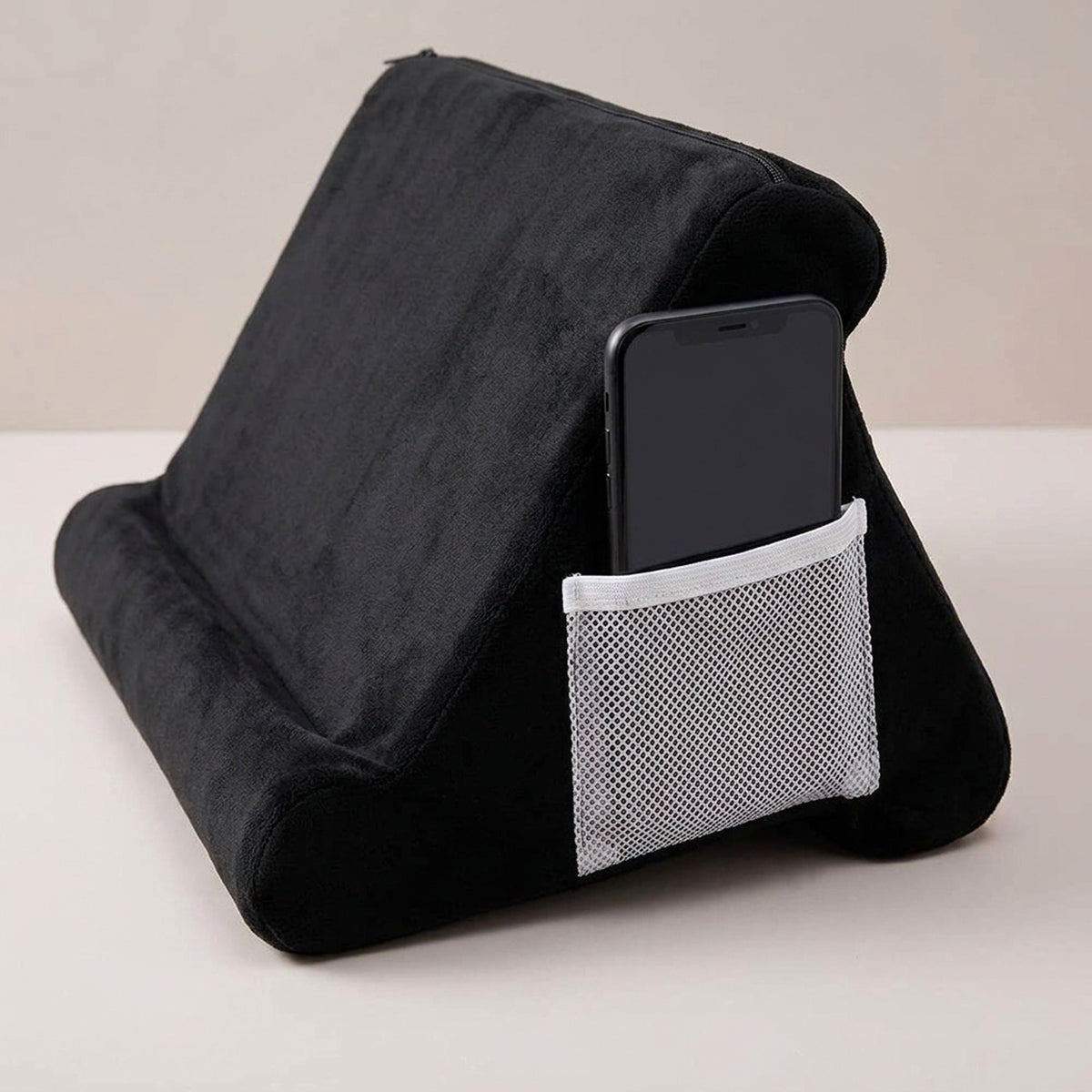 Pillow Tablet Stand - Foam Wedge Holder for Tablets, E-Readers, Phones and Books, Three Reading Angles for Bed, Sofa and Desk