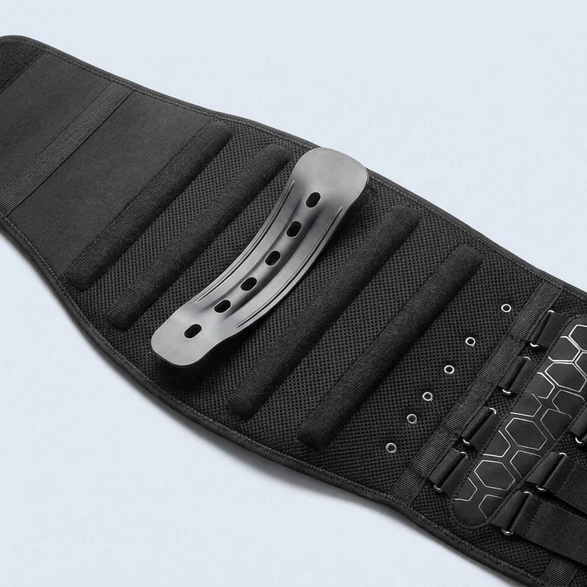 Lumbar Back Support Brace – Ergonomic Spine Design Belt with Adjustable Pull Straps for Men & Women