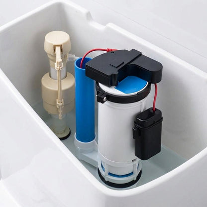 Automatic Toilet Flusher for Push-Button Toilets – Touchless Motion Sensor Flush Kit, Battery Powered