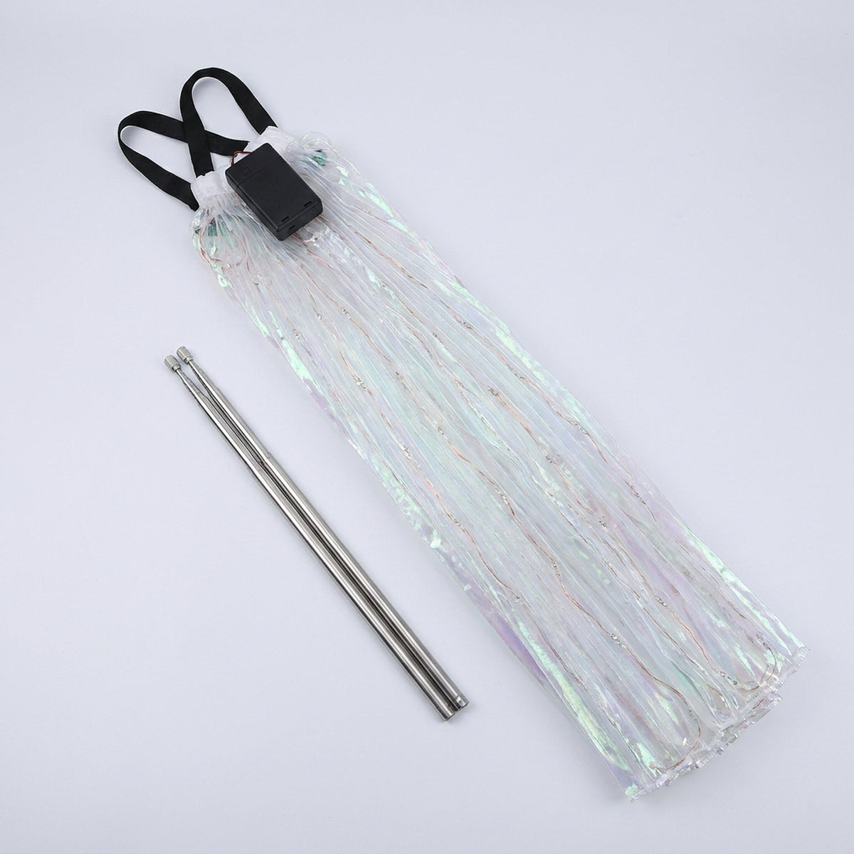 LED Isis Wings - Light-Up Costume Butterfly Wings with Telescopic Rods, 7 Colors, Adult & Child Sizes