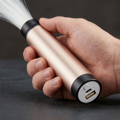LED Rechargeable Light Whip - Fiber Optic Glowing Light Whips for Dancing
