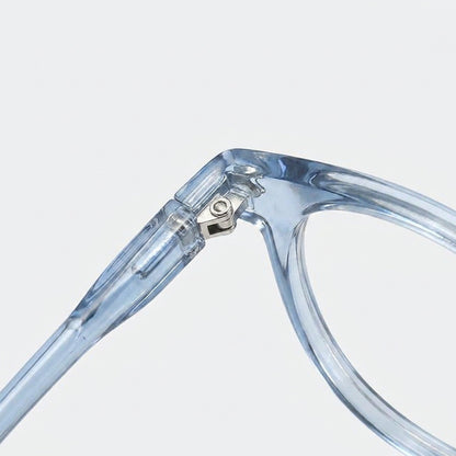 Transparent Anti Blue Light Computer Glasses Round for Women