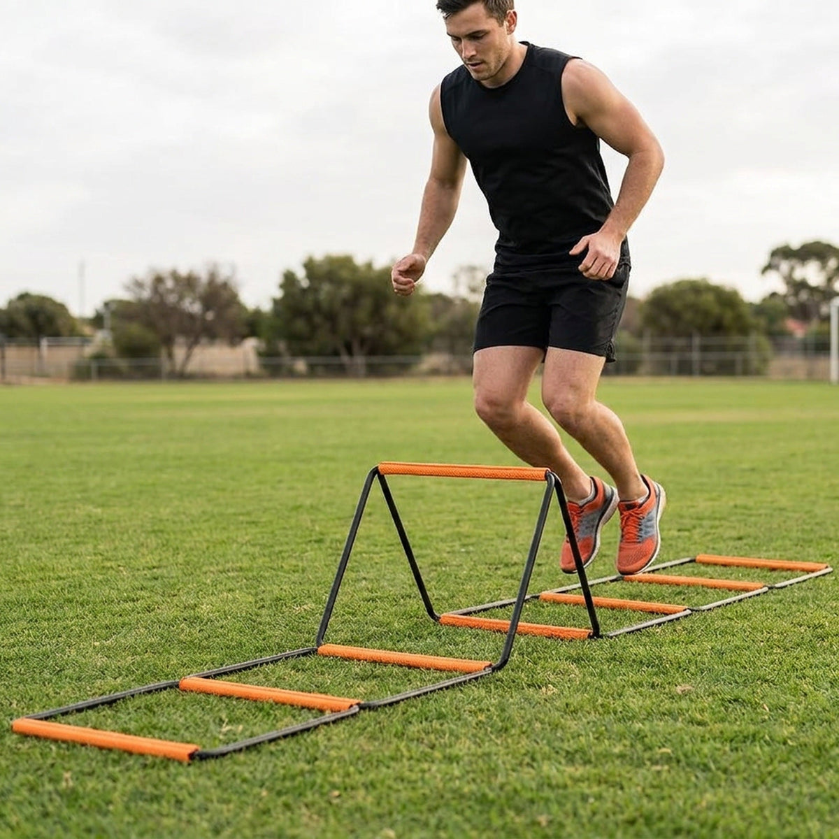 Agility Training Ladder – Foldable Multi-Functional Speed Ladder for Fitness, Jump Training, Footwork Drills & Sports Conditioning