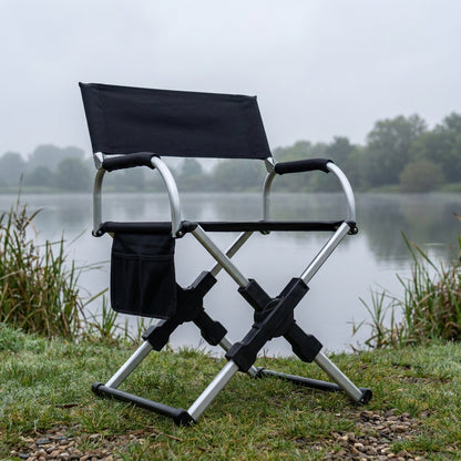 Aluminum Folding Chair – Lightweight Yet Strong Seat with Backrest for Outdoor Fishing, Travel, and Compact Storage