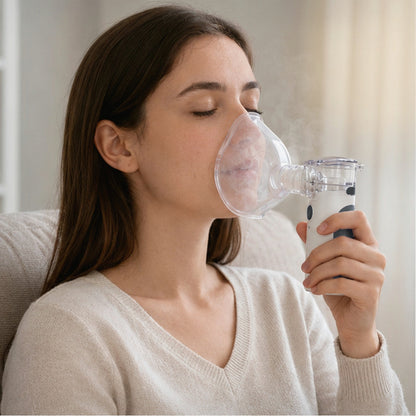 Portable Mesh Nebulizer – Handheld Breathing Relief