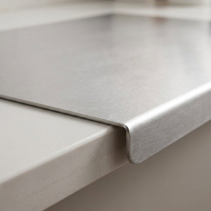 Stainless Steel Cutting Board – Extra-Large Food-Safe Metal Chopping Surface for Baking, Dough Kneading & Professional Kitchens
