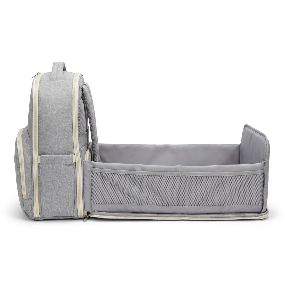 Fold-Out Diaper Bag Backpack — Opens Into a Changing Station