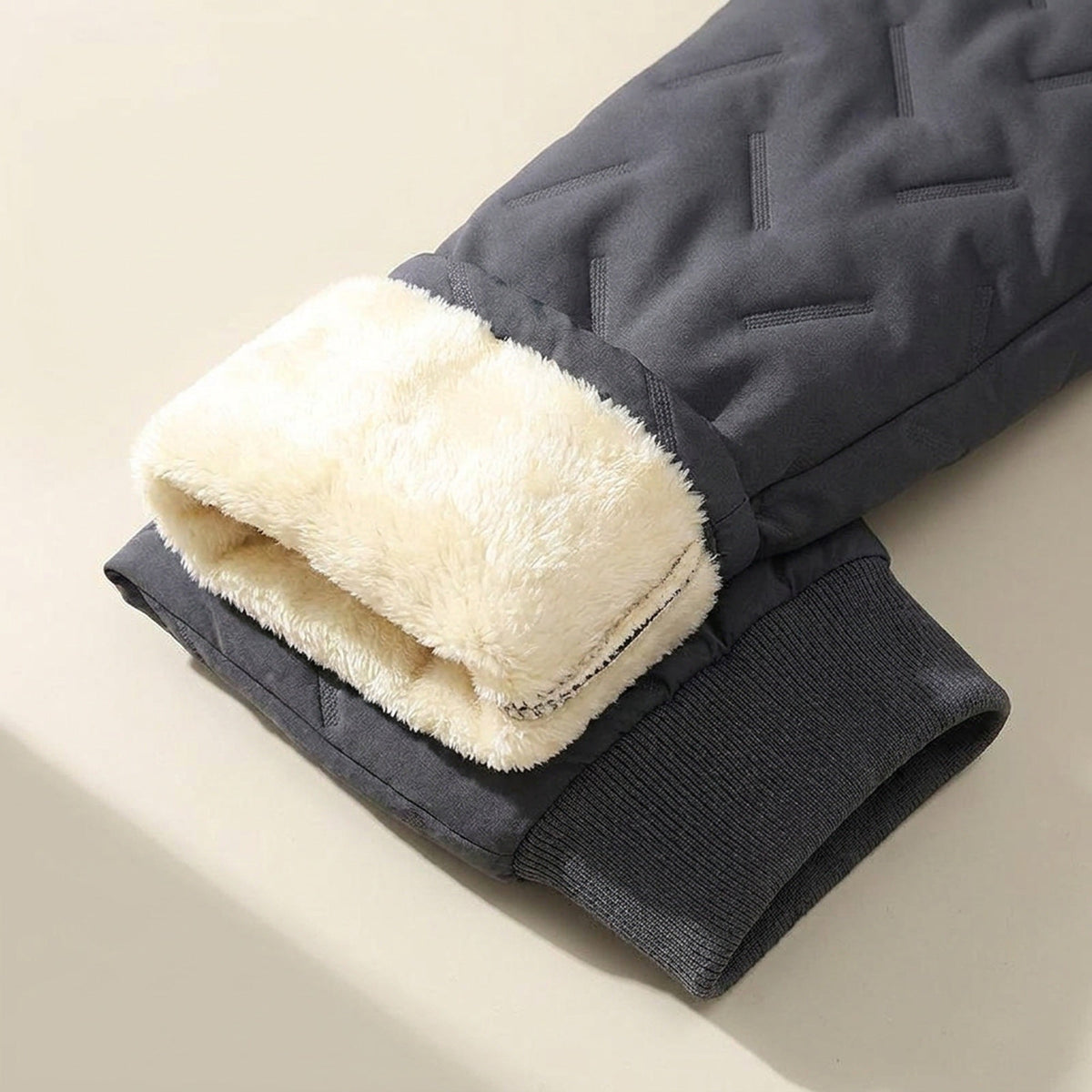 Winter Pants for Men – Fleece Lined or Quilted Puffer Thermal Joggers