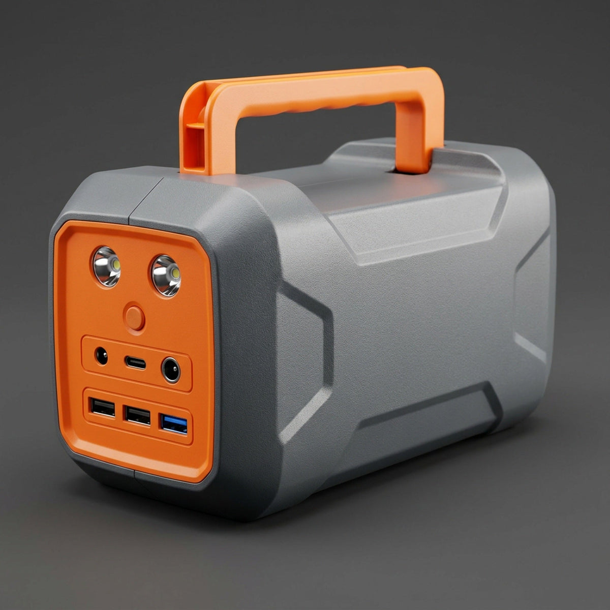 High-Capacity Portable Power Station – 39600mAh 146Wh Solar Generator with Dual AC Outlets, USB-C, LED for Outdoor & Emergency Use