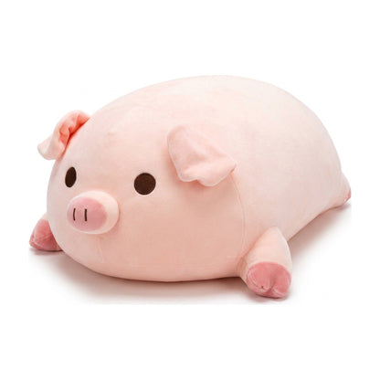 Chubby Pig Plush Pillow — Ultra-Soft Squishy Hug Cushion, 15.7" to 39.4"
