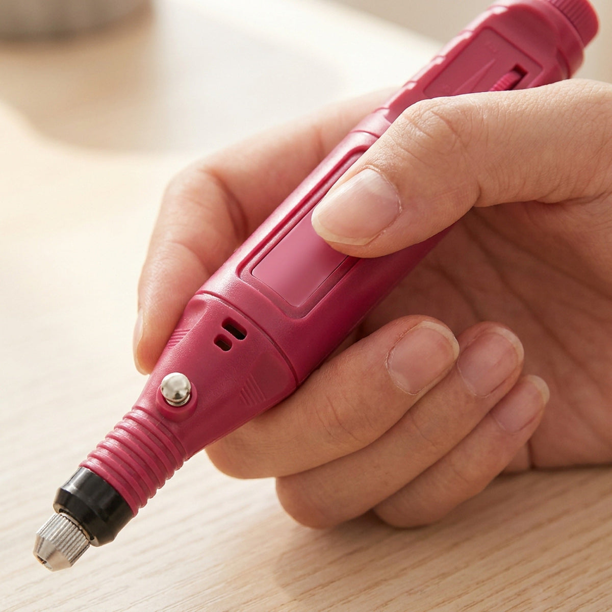 Electric Nail Drill Set - Corded Manicure & Pedicure File with 6 Bits and 6 Sanding Bands