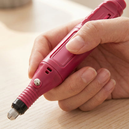 Electric Nail Drill Set - Corded Manicure & Pedicure File with 6 Bits and 6 Sanding Bands
