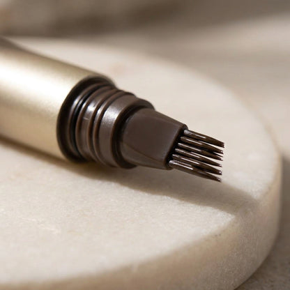 Long Lasting Waterproof Eyebrow Pencil – Sweatproof, Easy-To-Use Makeup for Flawless Brows in Black, Brown & Earth Tones