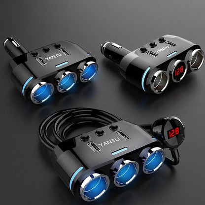Car Splitter Cigarette Lighter Socket
