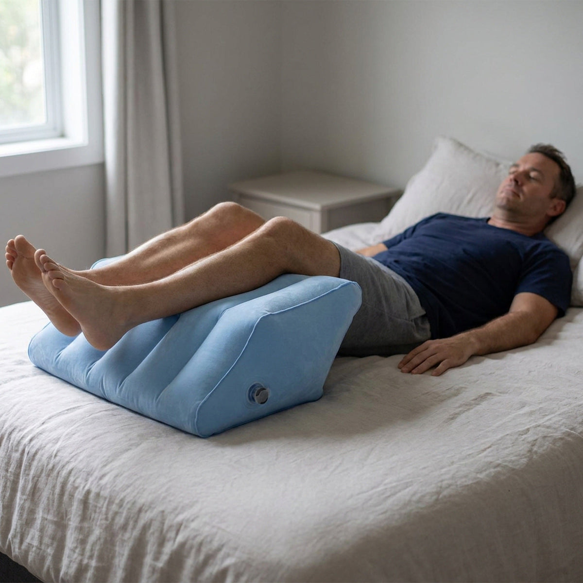 Leg & Knee Wedge Relief Cushion - 2-In-1