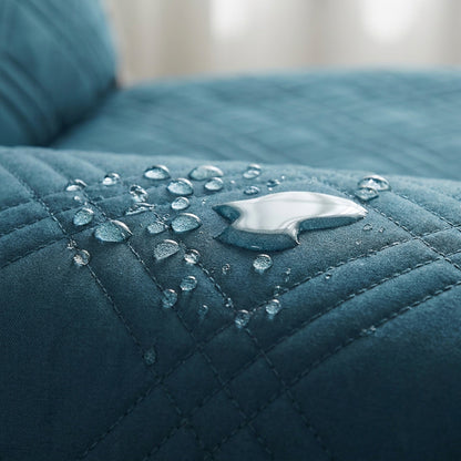Waterproof Non-Slip Recliner Cover – One-Piece Chair Protector with Side Pockets