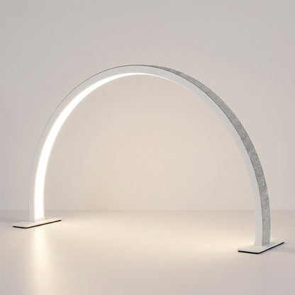 Half Moon Nail Desk Lamp – 28 in LED Arc Work Light for Nails, Lashes, Brows & Tattoo, 3000K–6000K Dimmable