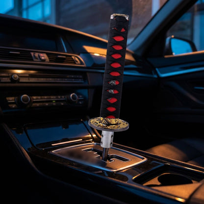 Katana Shift Knob - Universal Car Gear Shift Knob Short Samurai Sword