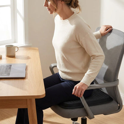 Universal and Multifunctional Car Seat Cushion - Breathable Cool Gel Seat Cushion, Provides Pressure Relief for Back and Tailbone Pain.