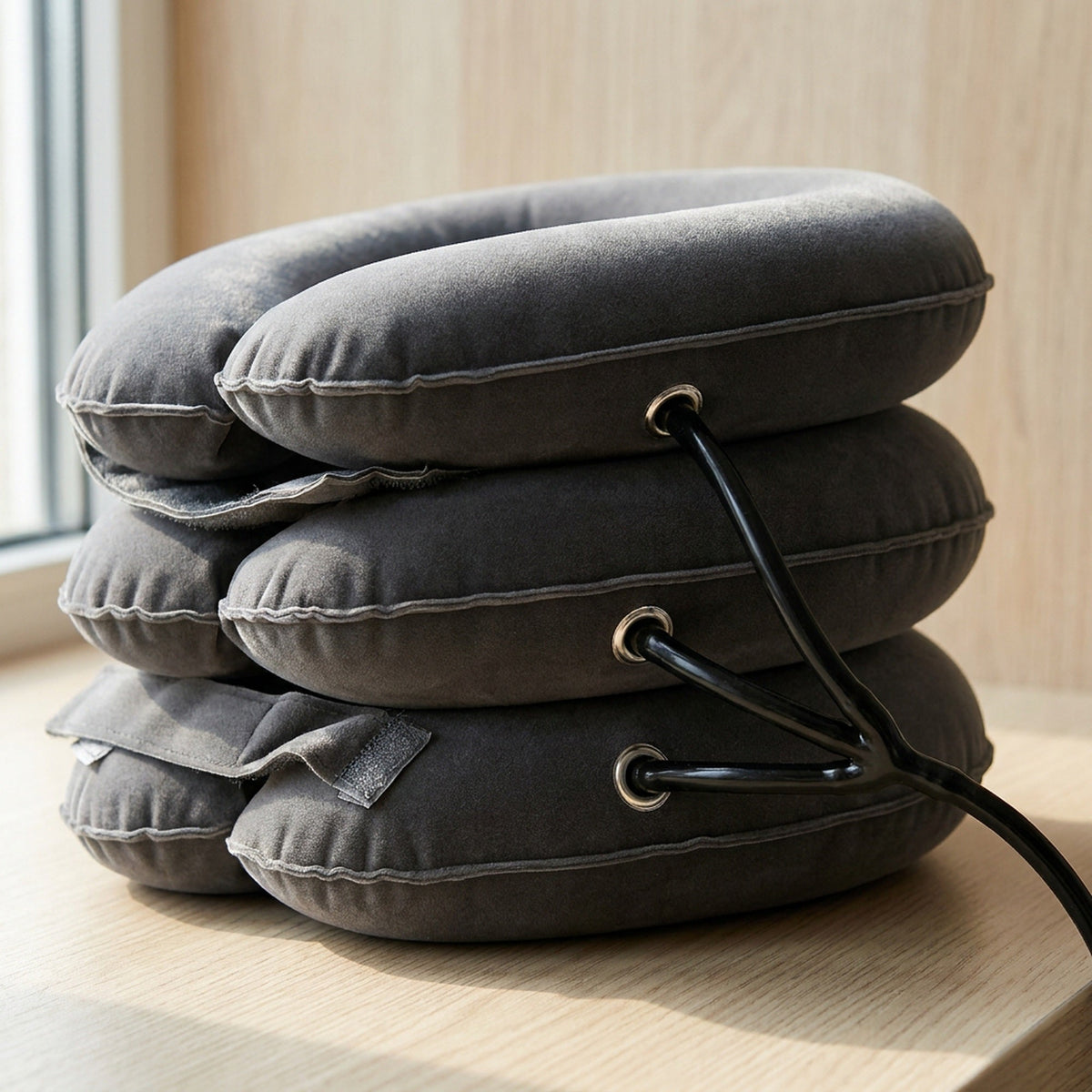 Shoulder And Neck Stretcher Collar - Relief of Chronic Pain through Alignment of Neck and Shoulders