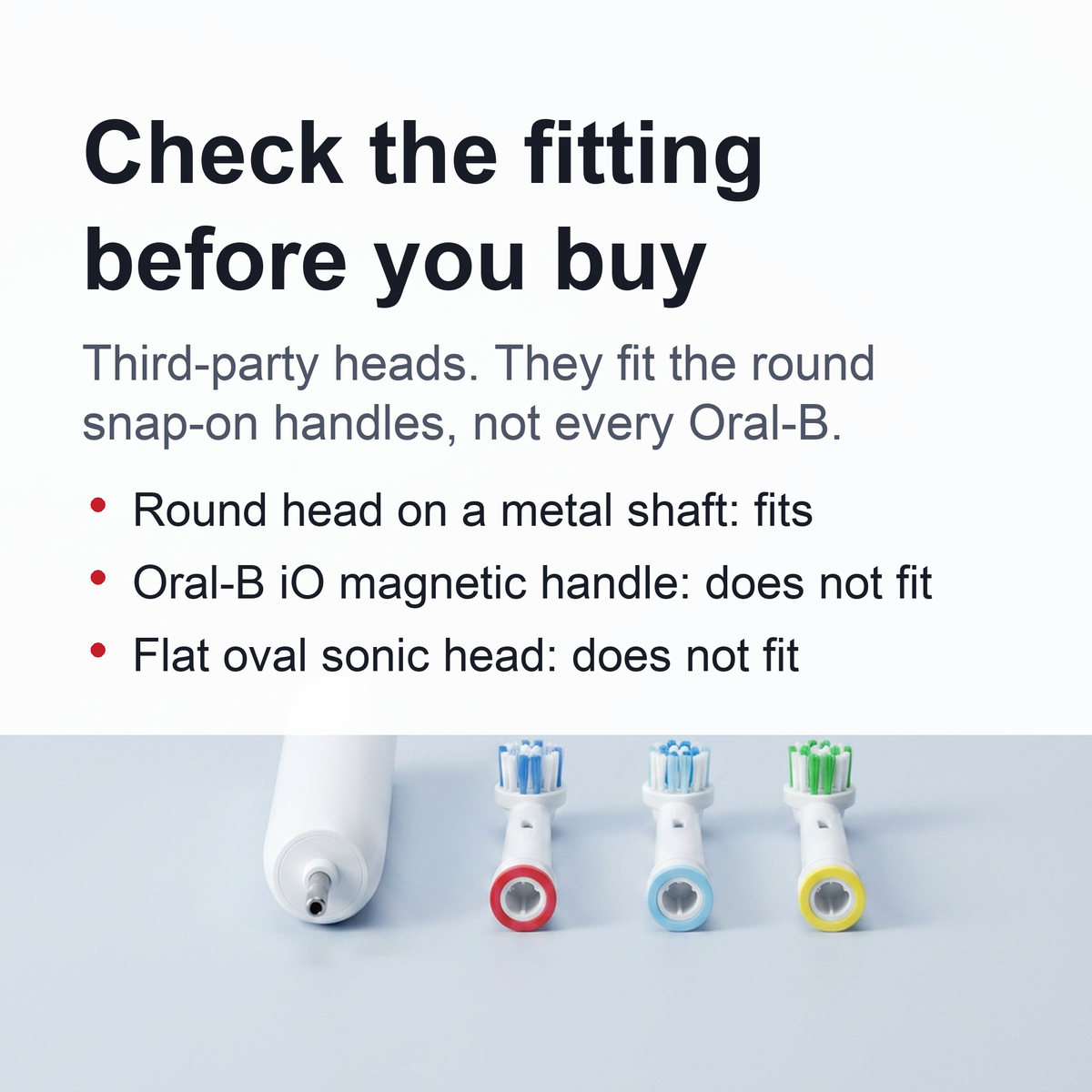 Electric Toothbrush Replacement  Heads – Universal Fit for Oral B Electric Toothbrushes