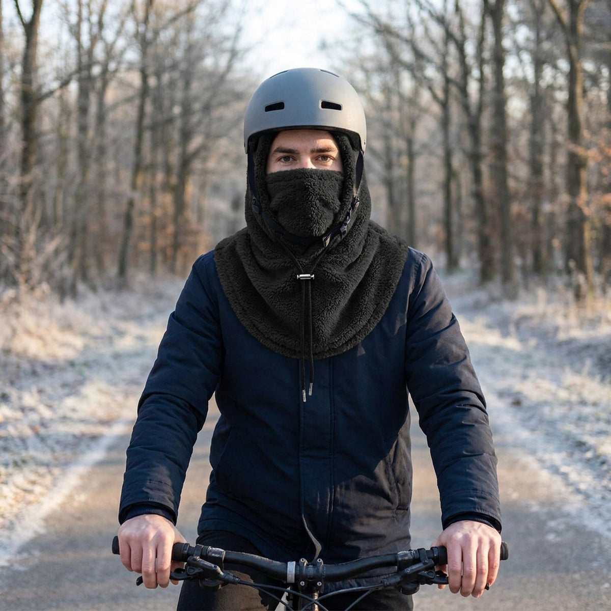 Winter Thermal Sherpa Fleece Balaclava Scarf Ski Face Mask– Ultimate Winter Protection Windproof, Plush & Ultra-Warm for Cycling, Skiing & Outdoor Adventures