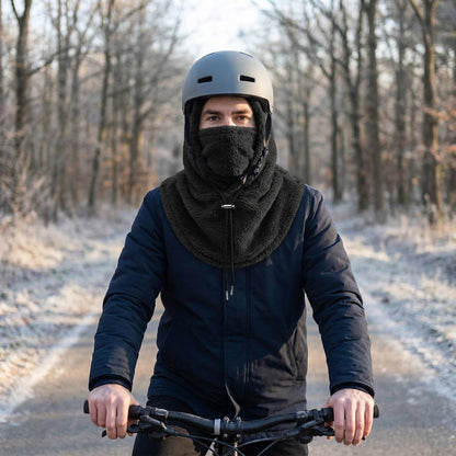 Winter Thermal Sherpa Fleece Balaclava Scarf Ski Face Mask– Ultimate Winter Protection Windproof, Plush & Ultra-Warm for Cycling, Skiing & Outdoor Adventures