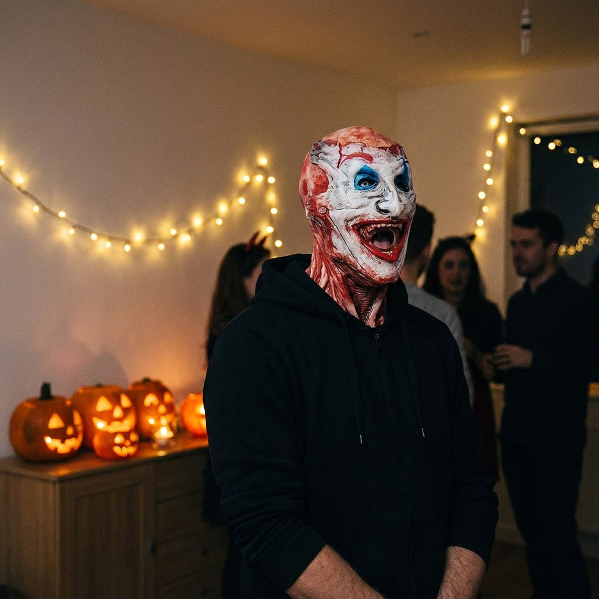 Halloween Double Layer Mask - Scary Masks for Adult Costume Party