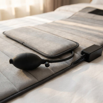 Full Body Shiatsu Massage Mat -  Adjustable Heating Pad for Sitting Sleeping Lying Electric Mattress Pad