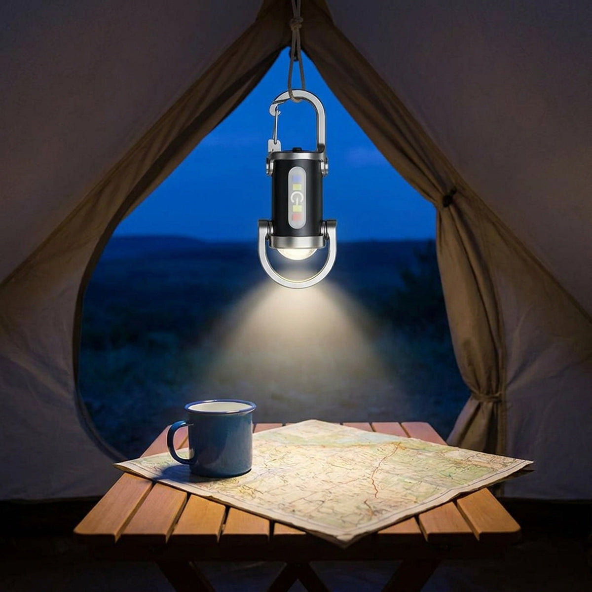 Rechargeable LED Keychain Work Light – Ultra-Bright, Compact, Multifunctional Emergency Flashlight with Keyring for Outdoor & Home Inspections